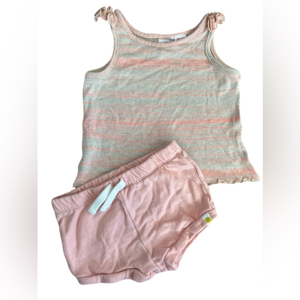 Zara & RLE Kids Matching Set - Pink and Beige